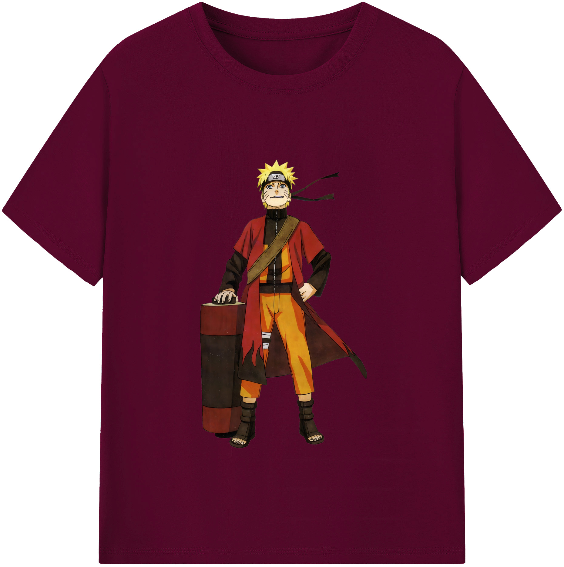 （画像用） NARUTO -ナルト- うずまき ナルト Uzumaki Naruto レディースカジュアルプリントTシャツ（綿100％）